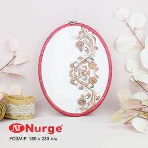 П'яльця Nurge овальні каучукові з підвісом 230-9 (180х230 мм.)